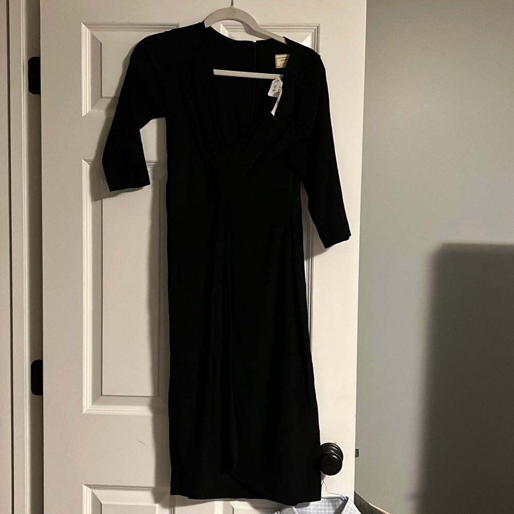 Black dress with Waist detail
